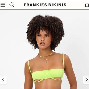 Frankie’s Bikinis // Campbell Plissé Underwire Bikini